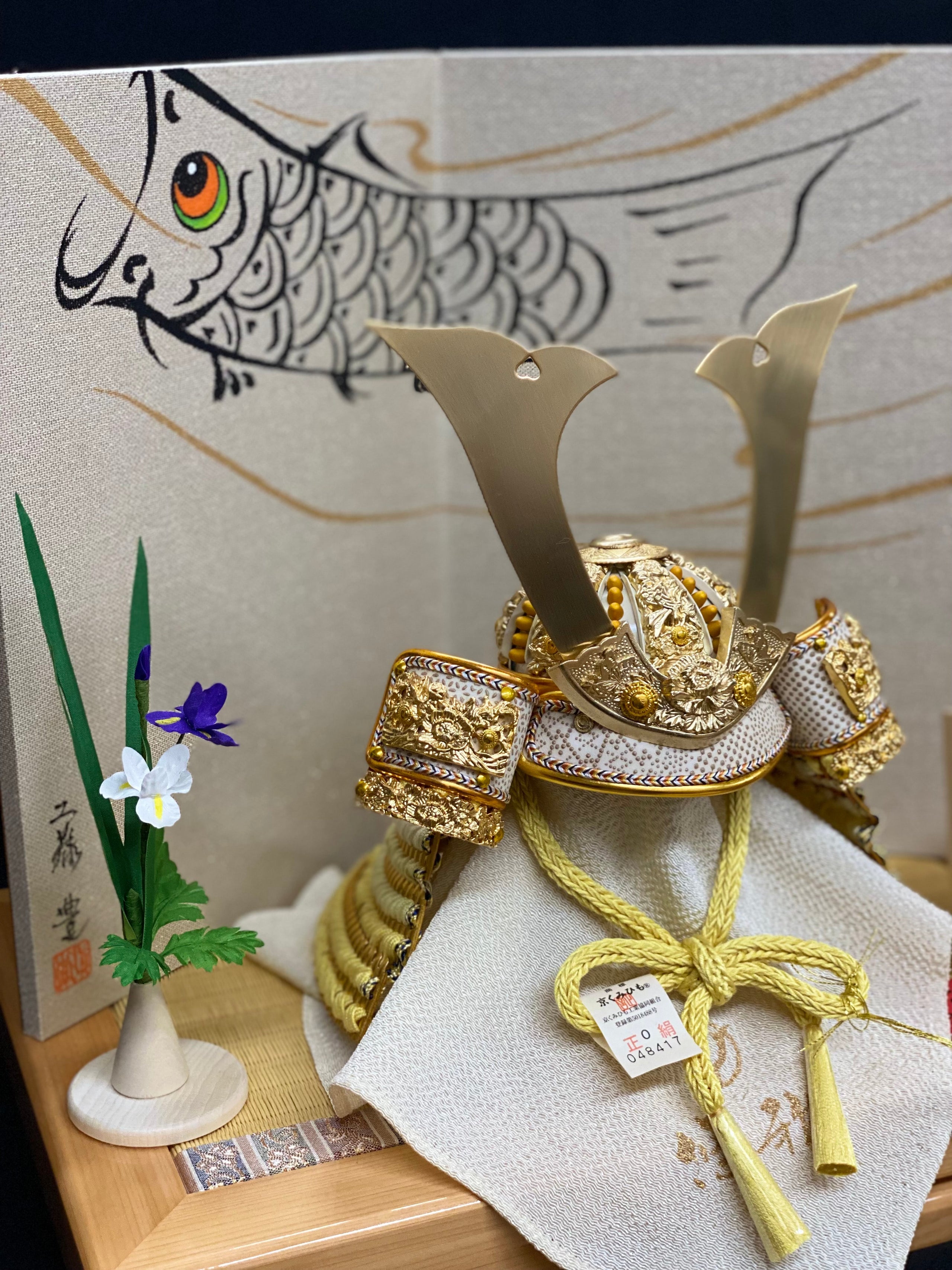 秀月の兜飾り一式　五月人形　端午の節句　子供の日 秀月 五月人形 兜 こどもの日 節句 秀月の兜飾り一式